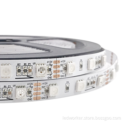 24V WS2813 SP105E RGB LED Light Strip with Remote Control